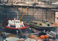 AP1-88 hovercraft during construction